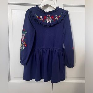 Mini Boden Flowers Girl Dress 3-4Y